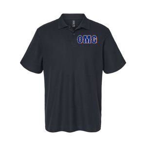 Omg New York Baseball Softstyle Adult Sport Polo