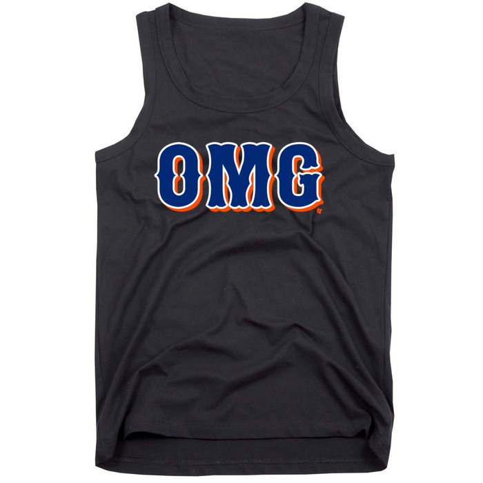 Omg New York Baseball Tank Top