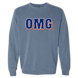 Omg New York Baseball Garment-Dyed Sweatshirt