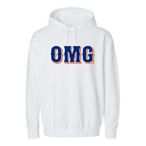 Omg New York Baseball Garment-Dyed Fleece Hoodie