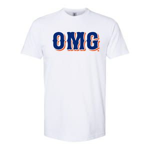 Omg New York Baseball Softstyle CVC T-Shirt