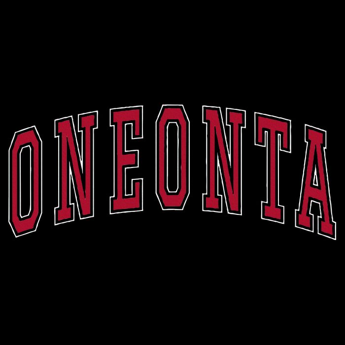 Oneonta New York Souvenir College Style Red Cooling Performance Crew T-Shirt