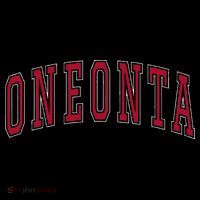 Oneonta New York Souvenir College Style Red Tall T-Shirt