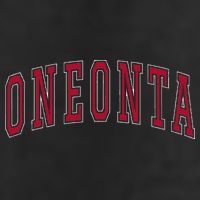 Oneonta New York Souvenir College Style Red Adult Drive Performance Visor