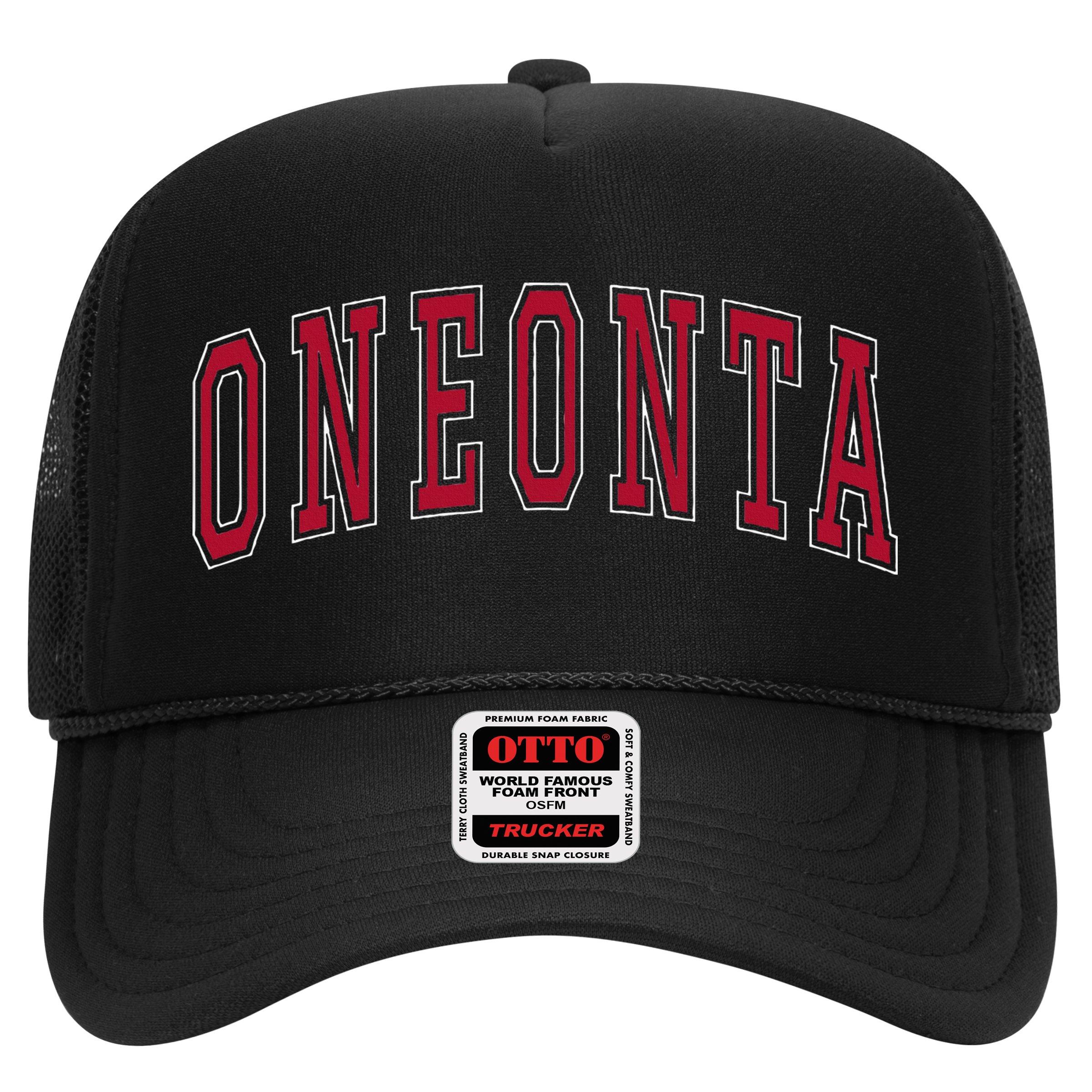 Oneonta New York Souvenir College Style Red Hat
