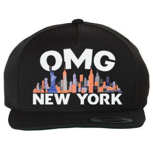 Omg New York Ny Wool Snapback Cap