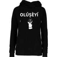 Olubanke Nigeria Yoruba Name Premium Womens Funnel Neck Pullover Hood