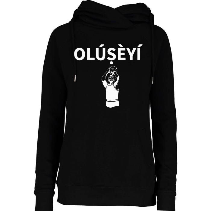 Olubanke Nigeria Yoruba Name Premium Womens Funnel Neck Pullover Hood