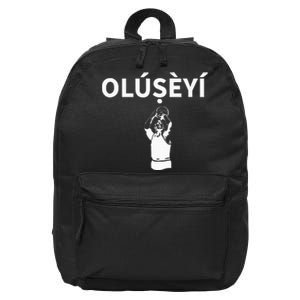 Olubanke Nigeria Yoruba Name Premium 16 in Basic Backpack