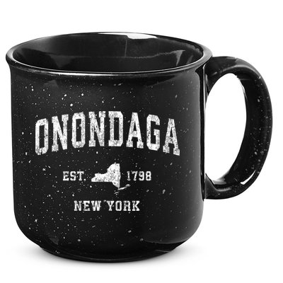 Onondaga New York Ny Vintage Athletic Sports 15oz Campfire Ceramic Mug