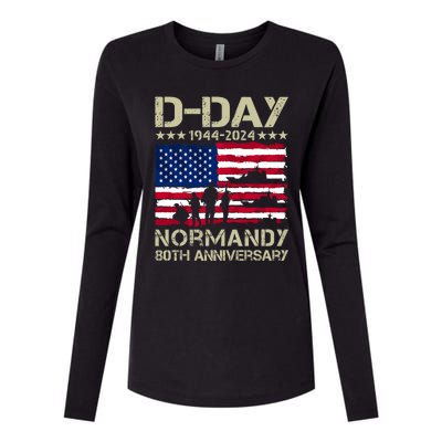 Operation Overlord 1944 Dday 2024 80th Anniversary Normandy Womens Cotton Relaxed Long Sleeve T-Shirt