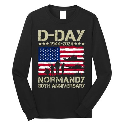 Operation Overlord 1944 Dday 2024 80th Anniversary Normandy Long Sleeve Shirt