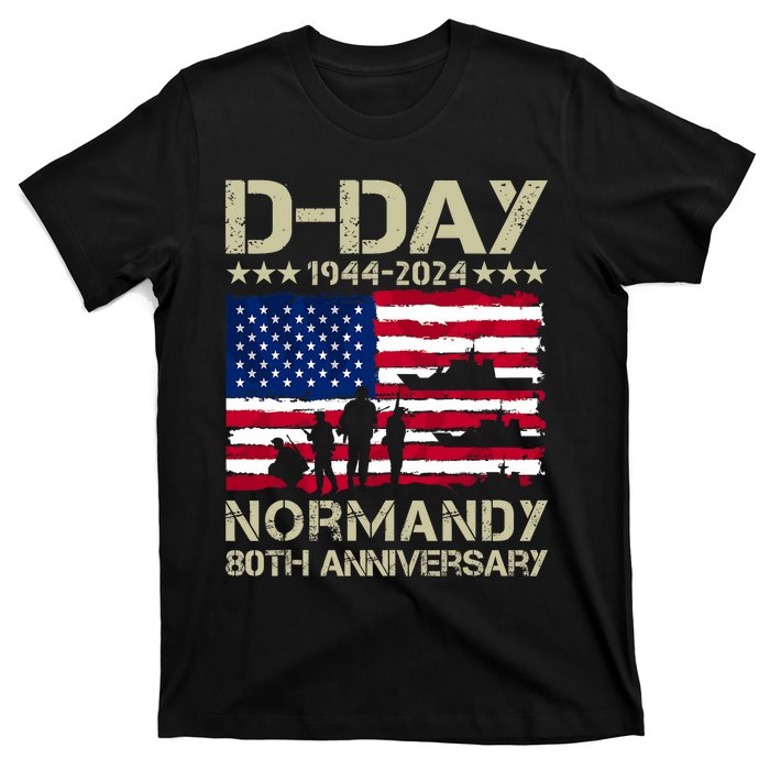 Operation Overlord 1944 Dday 2024 80th Anniversary Normandy T-Shirt