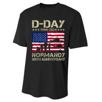 Operation Overlord 1944 Dday 2024 80th Anniversary Normandy Performance Sprint T-Shirt