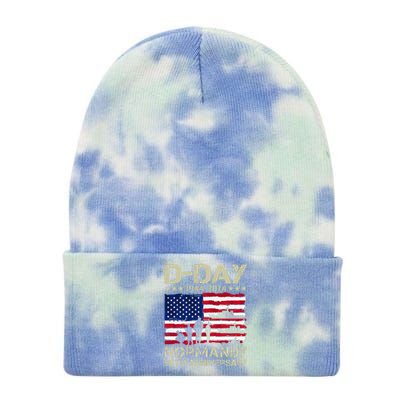 Operation Overlord 1944 Dday 2024 80th Anniversary Normandy Tie Dye 12in Knit Beanie