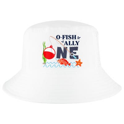 o-Fish-Ally One 1st First Birthday Party Outfit Fishing  Cool Comfort Performance Bucket Hat