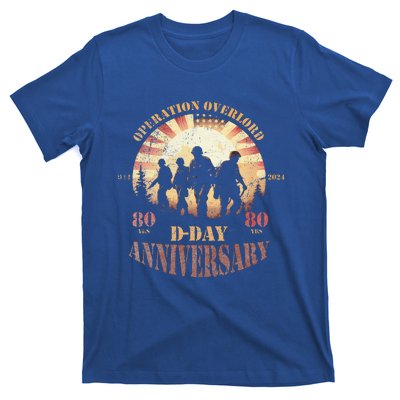 Operation Overlord 1944 Dday 2024 80th Anniversary T-Shirt