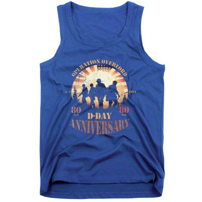 Operation Overlord 1944 Dday 2024 80th Anniversary Tank Top