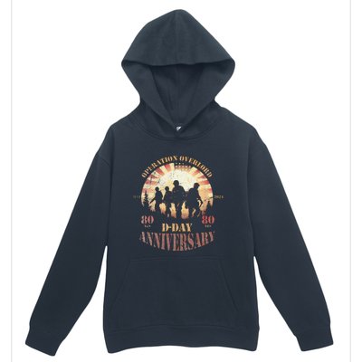 Operation Overlord 1944 Dday 2024 80th Anniversary Urban Pullover Hoodie