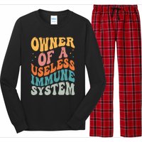 Owner Of A Useless Immune System Long Sleeve Pajama Set