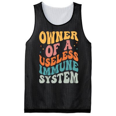 Owner Of A Useless Immune System Mesh Reversible Basketball Jersey Tank