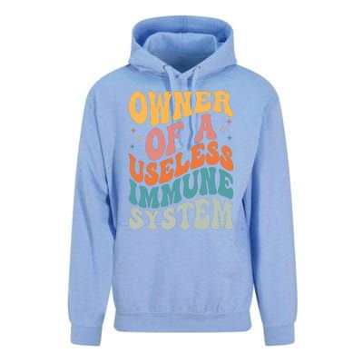 Owner Of A Useless Immune System Unisex Surf Hoodie