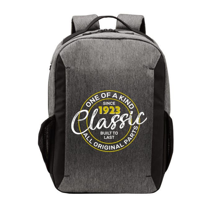One Of A Kind Since 1923 Classic 100th Birthday Vector Backpack