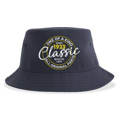 One Of A Kind Since 1923 Classic 100th Birthday Sustainable Bucket Hat