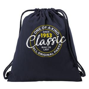 One Of A Kind Since 1953 Classic 70th Birthday Drawstring Bag