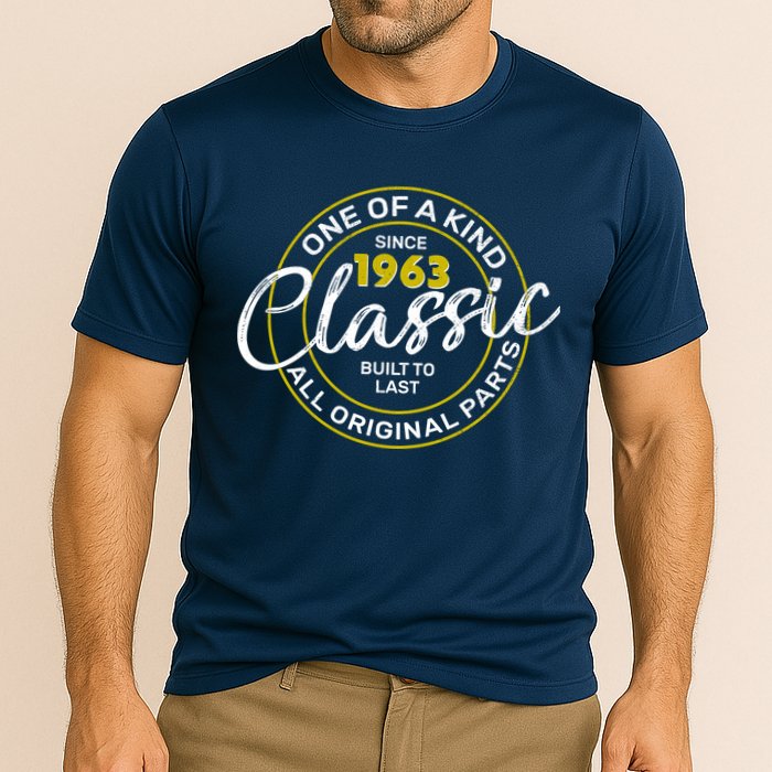 One Of A Kind Since 1963 Classic 60th Birthday Performance Shirt