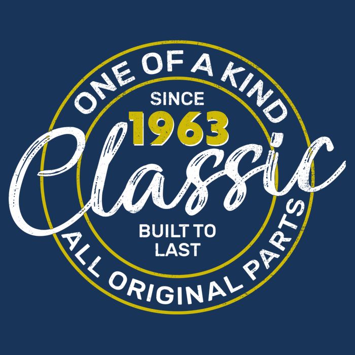 One Of A Kind Since 1963 Classic 60th Birthday Performance Shirt