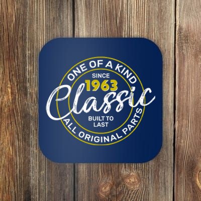 One Of A Kind Since 1963 Classic 60th Birthday Coaster