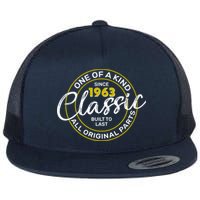 One Of A Kind Since 1963 Classic 60th Birthday Flatbill Hat