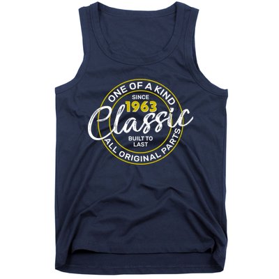 One Of A Kind Since 1963 Classic 60th Birthday Tank Top