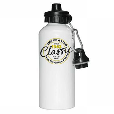 One Of A Kind Since 1963 Classic 60th Birthday Aluminum Water Bottle