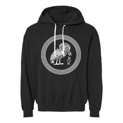 Owl Of Athena Garment-Dyed Fleece Hoodie