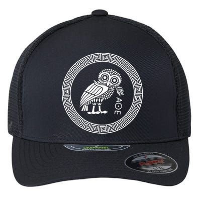 Owl Of Athena Flexfit Unipanel Trucker Cap