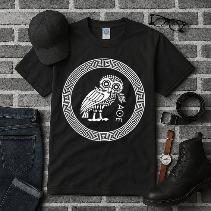 Owl Of Athena Tall T-Shirt