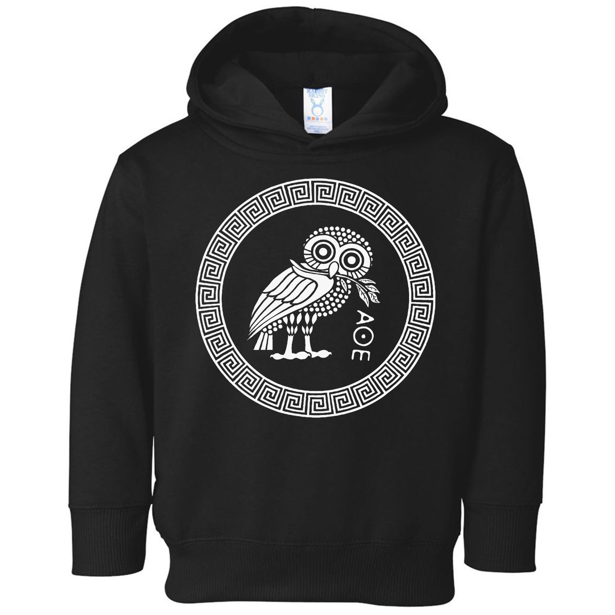Owl Of Athena Toddler Hoodie