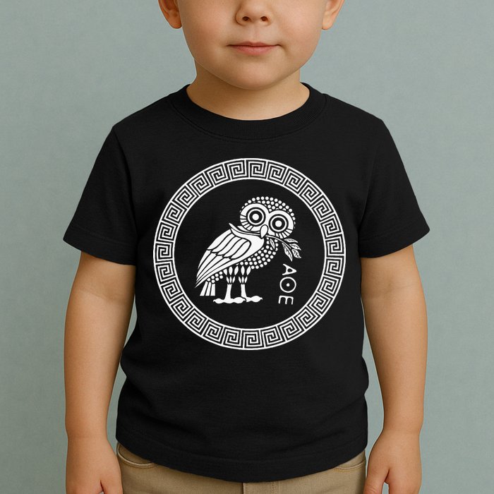 Owl Of Athena Toddler T-Shirt
