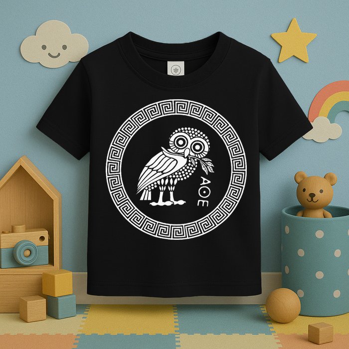 Owl Of Athena Toddler T-Shirt