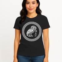 Owl Of Athena Womens T-Shirt