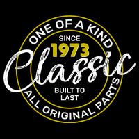 One Of A Kind Since 1973 Classic 50th Birthday City Backpack
