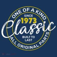 One Of A Kind Since 1973 Classic 50th Birthday Tall T-Shirt