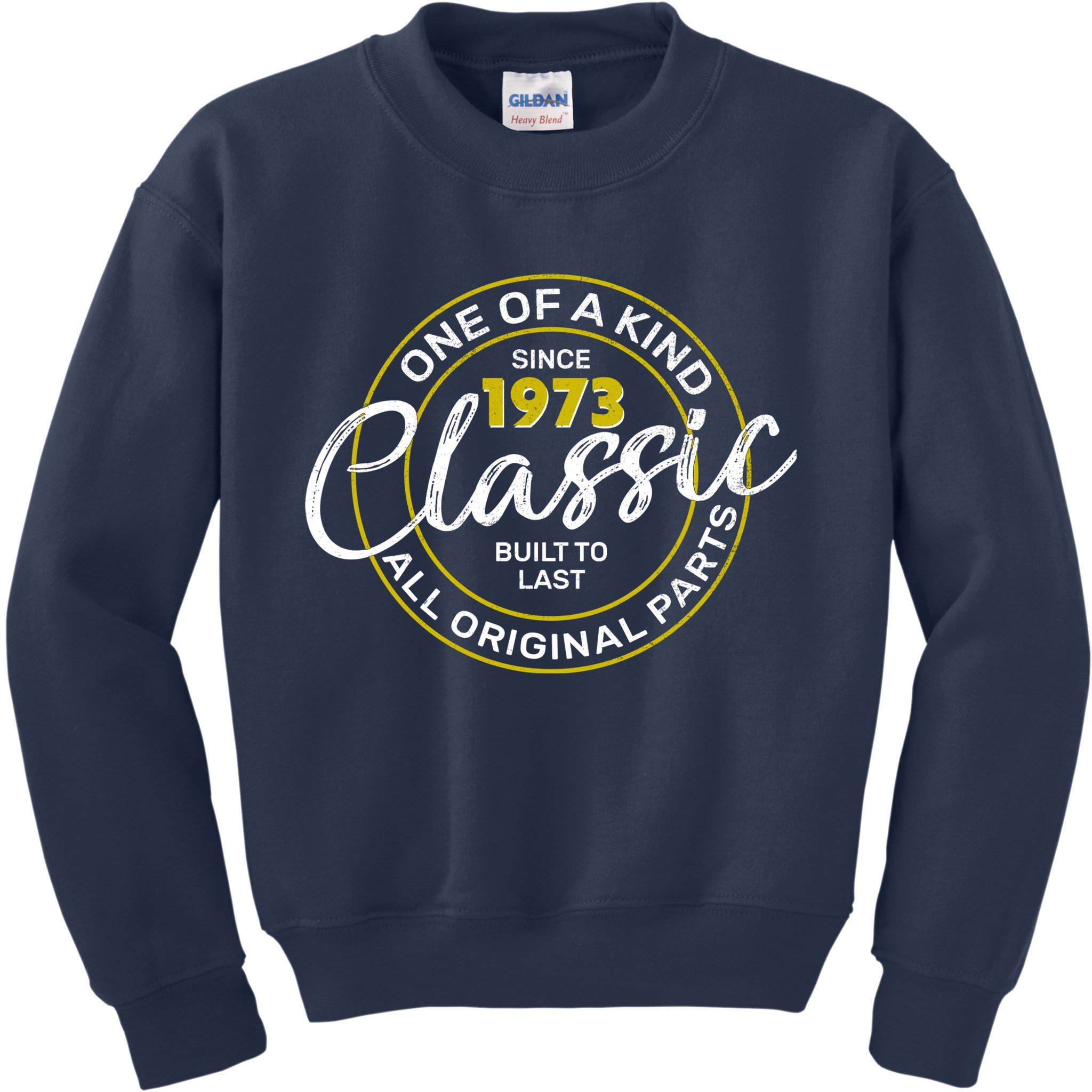 One Of A Kind Since 1973 Classic 50th Birthday Kids Sweatshirt