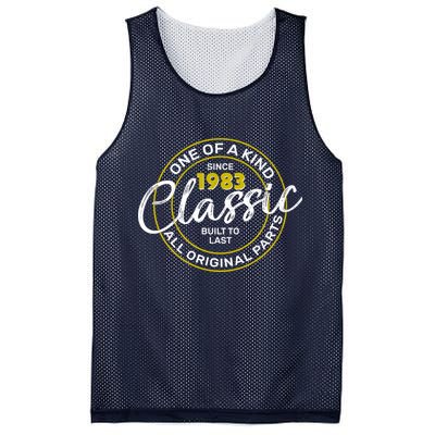 One Of A Kind Since 1983 Classic 40th Birthday Mesh Reversible Basketball Jersey Tank