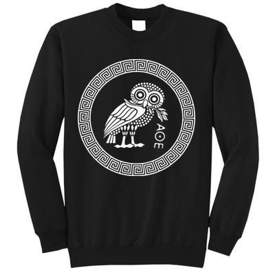 Owl of Athena funny saying quotes Sweatshirt