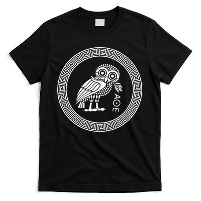 Owl of Athena funny saying quotes T-Shirt
