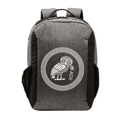 Owl of Athena funny saying quotes Vector Backpack