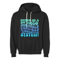 Owner Of A No Good Horrible Very Bad Digestive System Garment-Dyed Fleece Hoodie